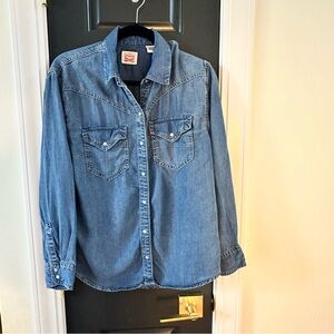 Levi's Classic Blue Denim Shirt